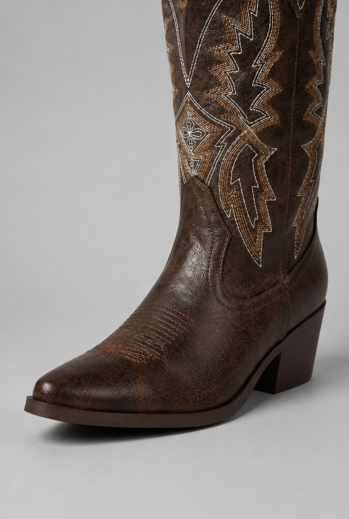 Embroidered Western Cowboy Boots