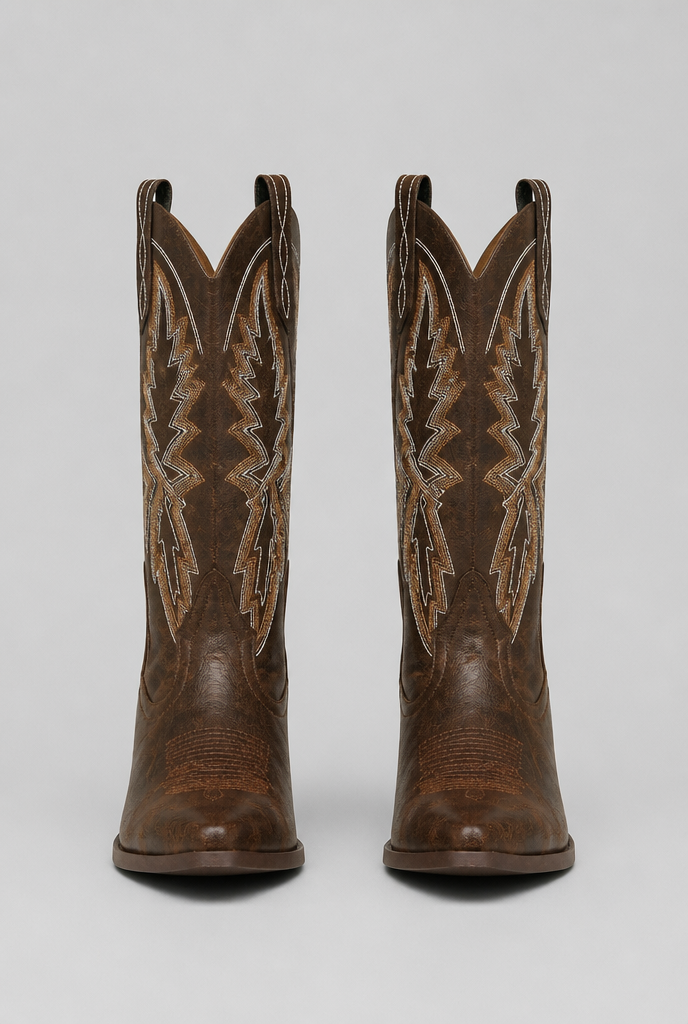 Embroidered Western Cowboy Boots