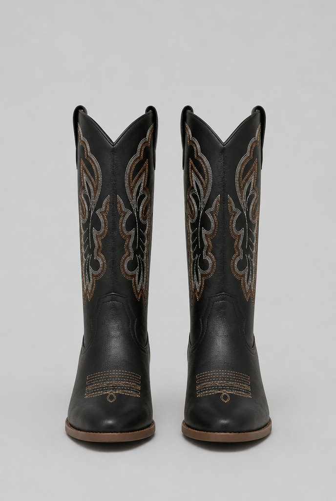 Embroidered Western Cowboy Boots