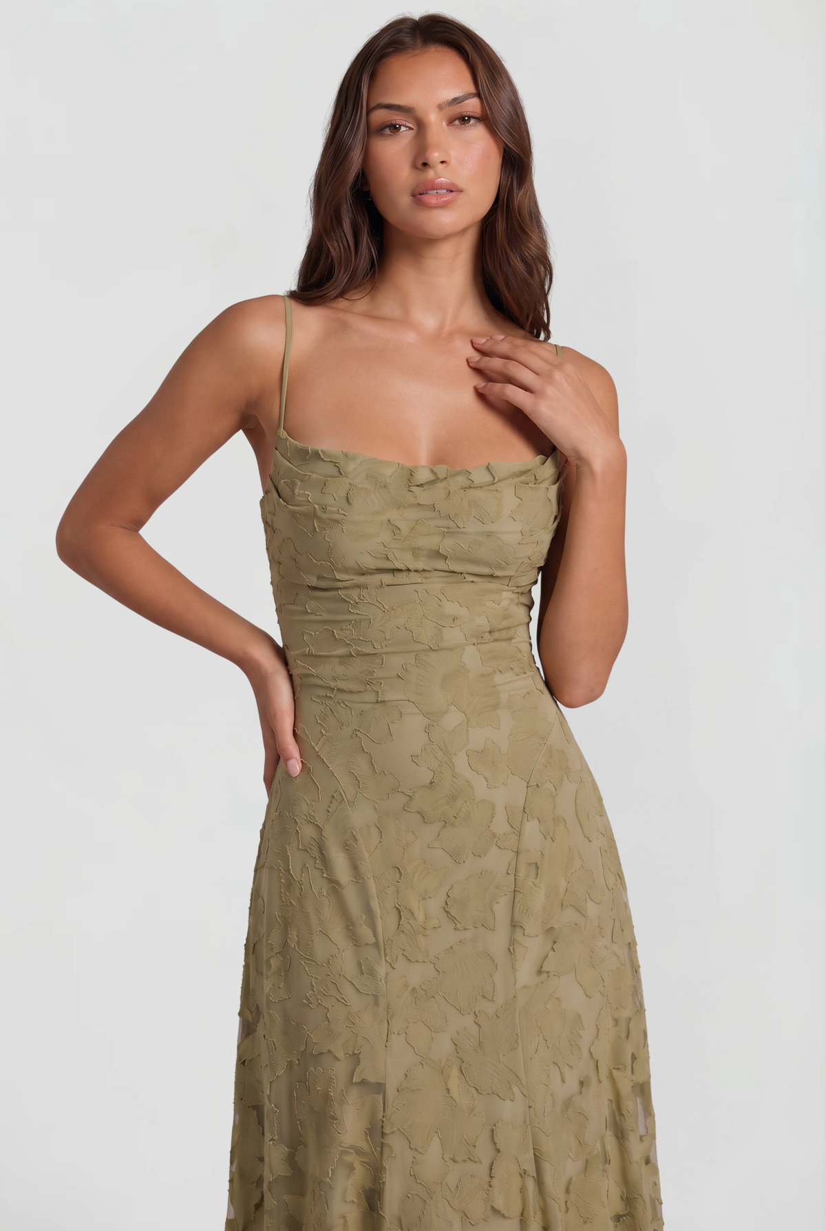 Wedding Guest Lace Maxi Dress