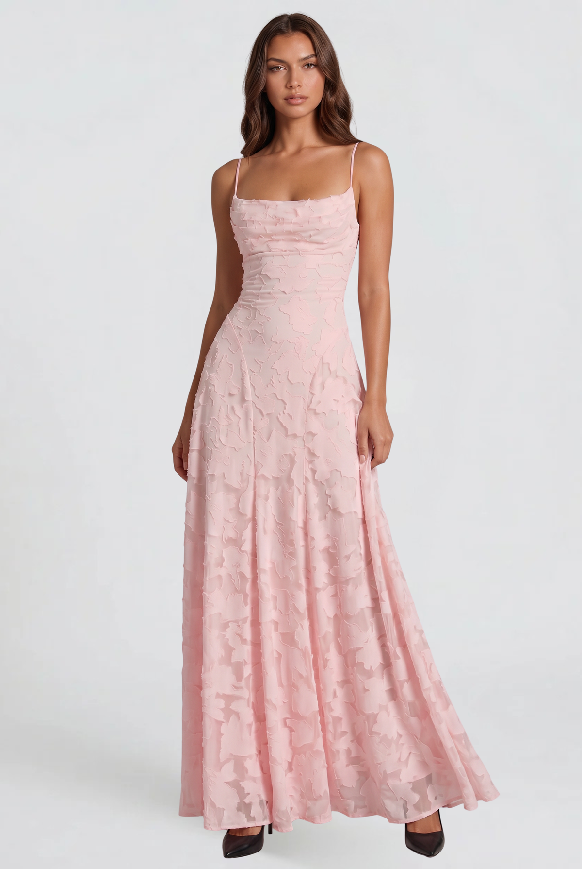 Wedding Guest Lace Maxi Dress