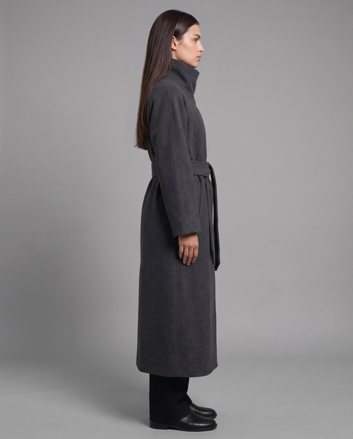 Belted Longline Coat 2