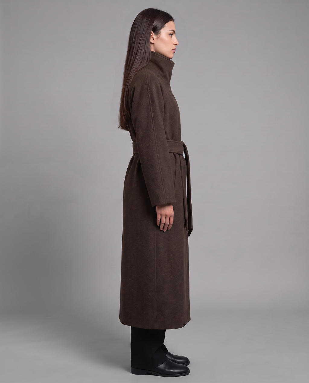 Belted Longline Coat 7