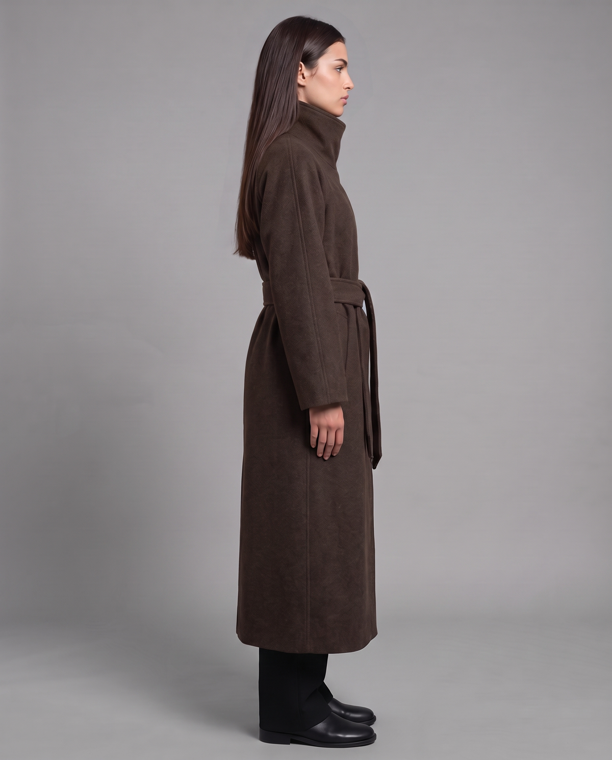 Belted Longline Coat 7
