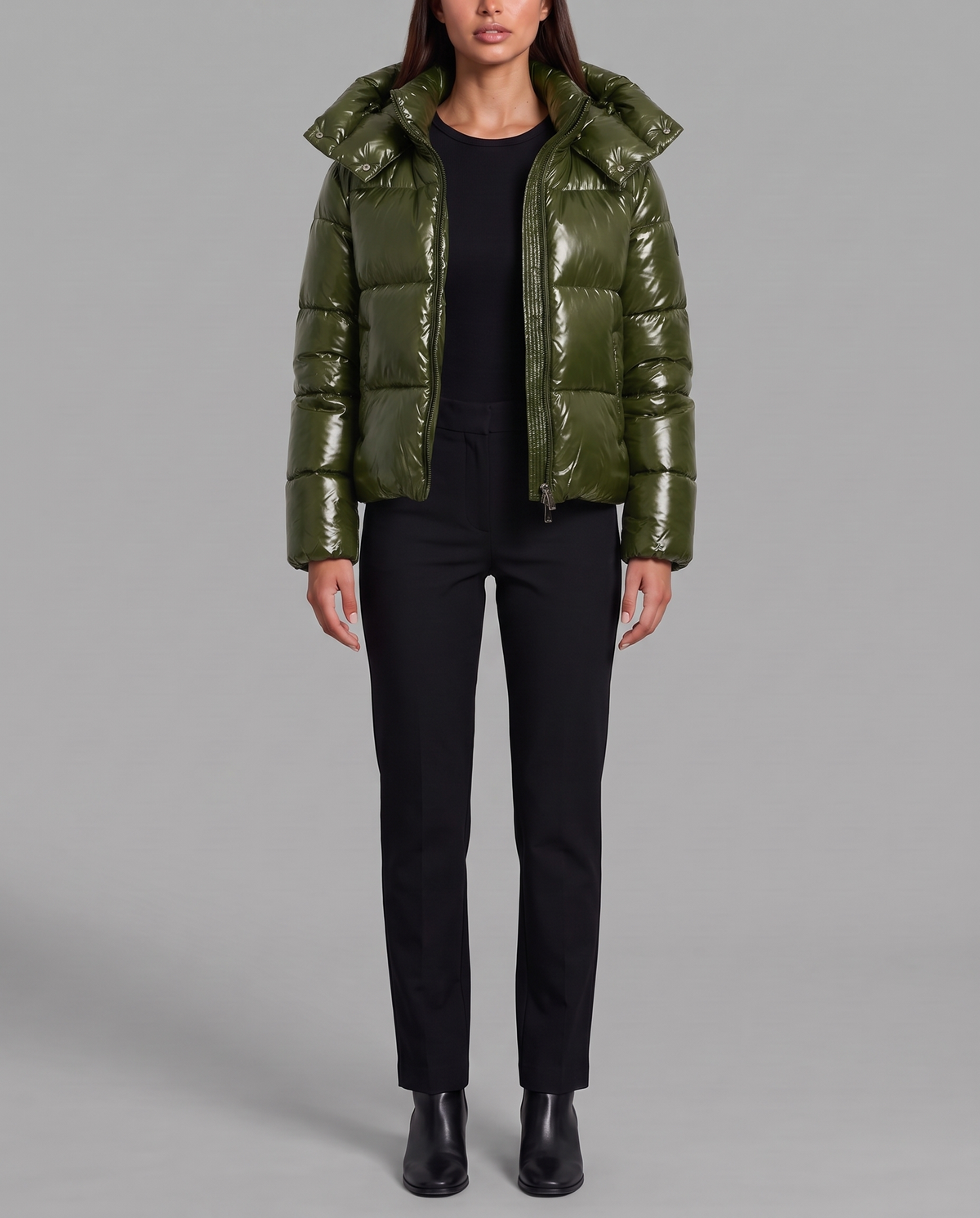 Hooded Puffer Coat 11