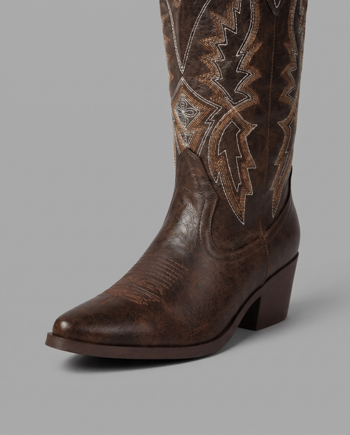 Embroidered Western Cowboy Boots 2