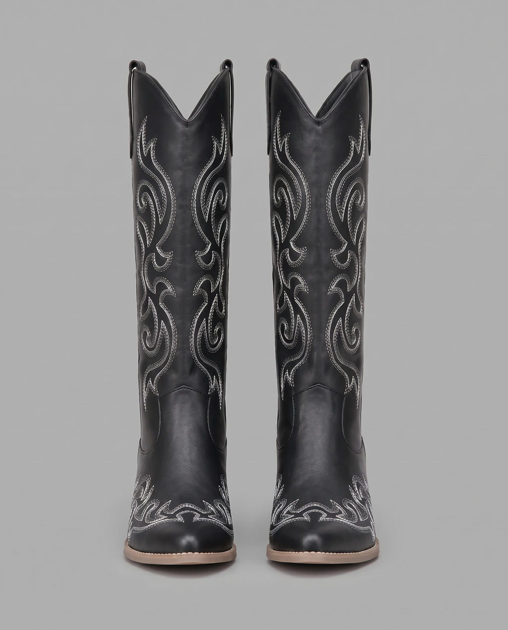 Wide Calf Western Cowboy Boots 6